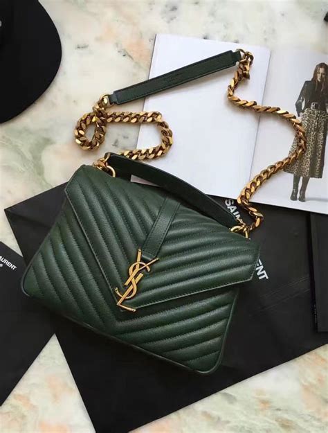 ysl green suede bag|ysl green clutch.